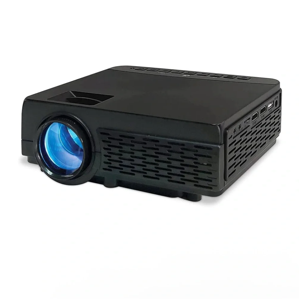 Gpx progector Black Projector with Blue Lens and screen included